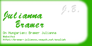 julianna bramer business card